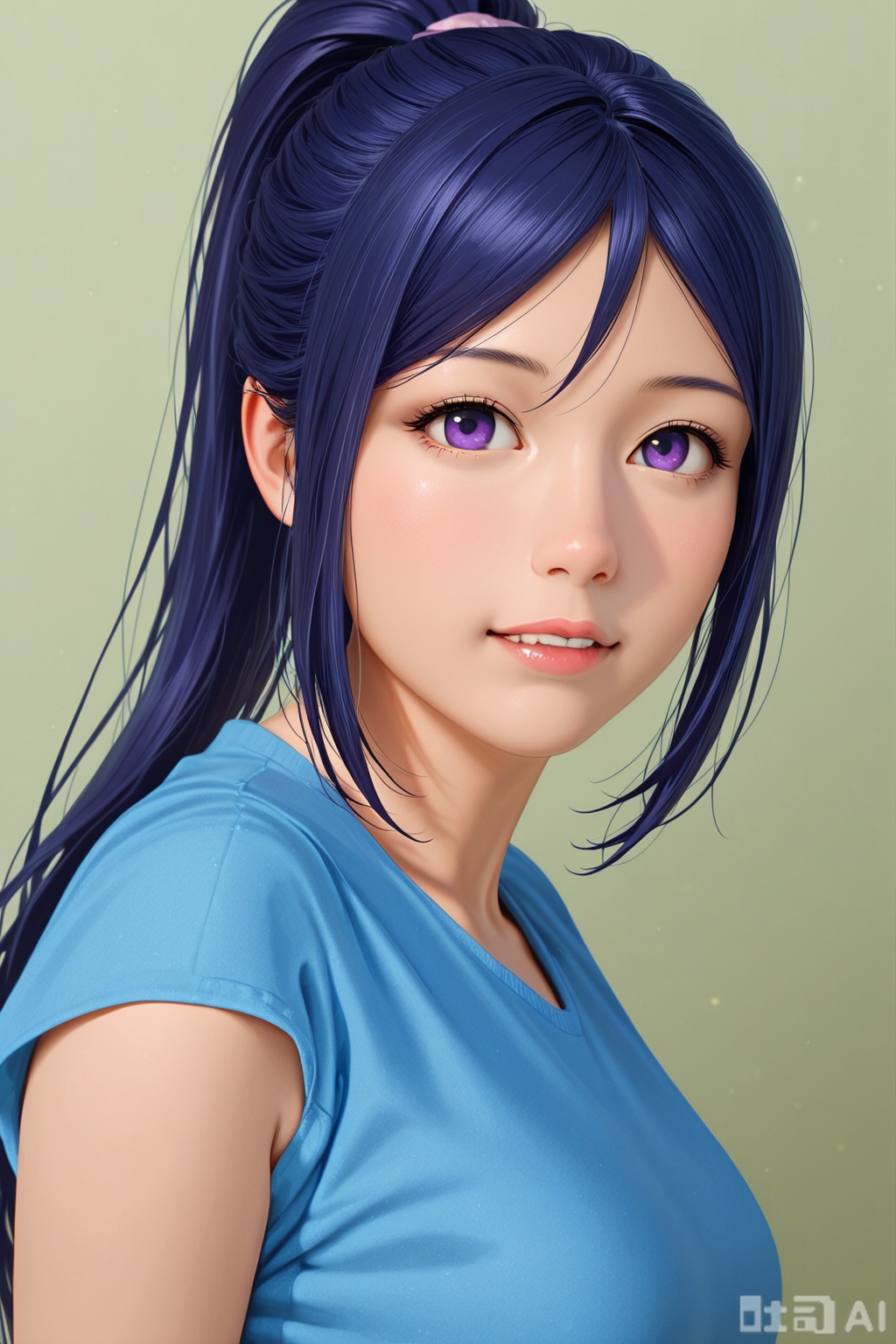 A realistic style photo, matsuura kanan,1girl