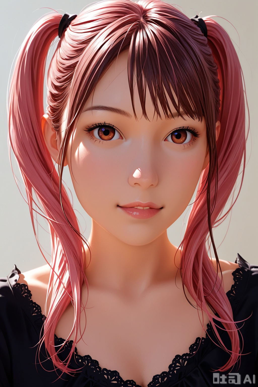 A realistic style photo,  makina nakajima,1girl