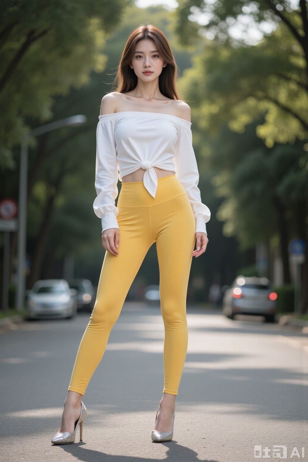 Realistic photo of a young woman,  fashionable hairstyle,  fair skin by Catherine甜 on Tensor.Art