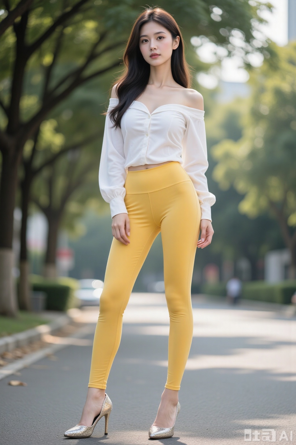 Realistic photo of a young woman,  fashionable hairstyle,  fair skin by Catherine甜 on Tensor.Art