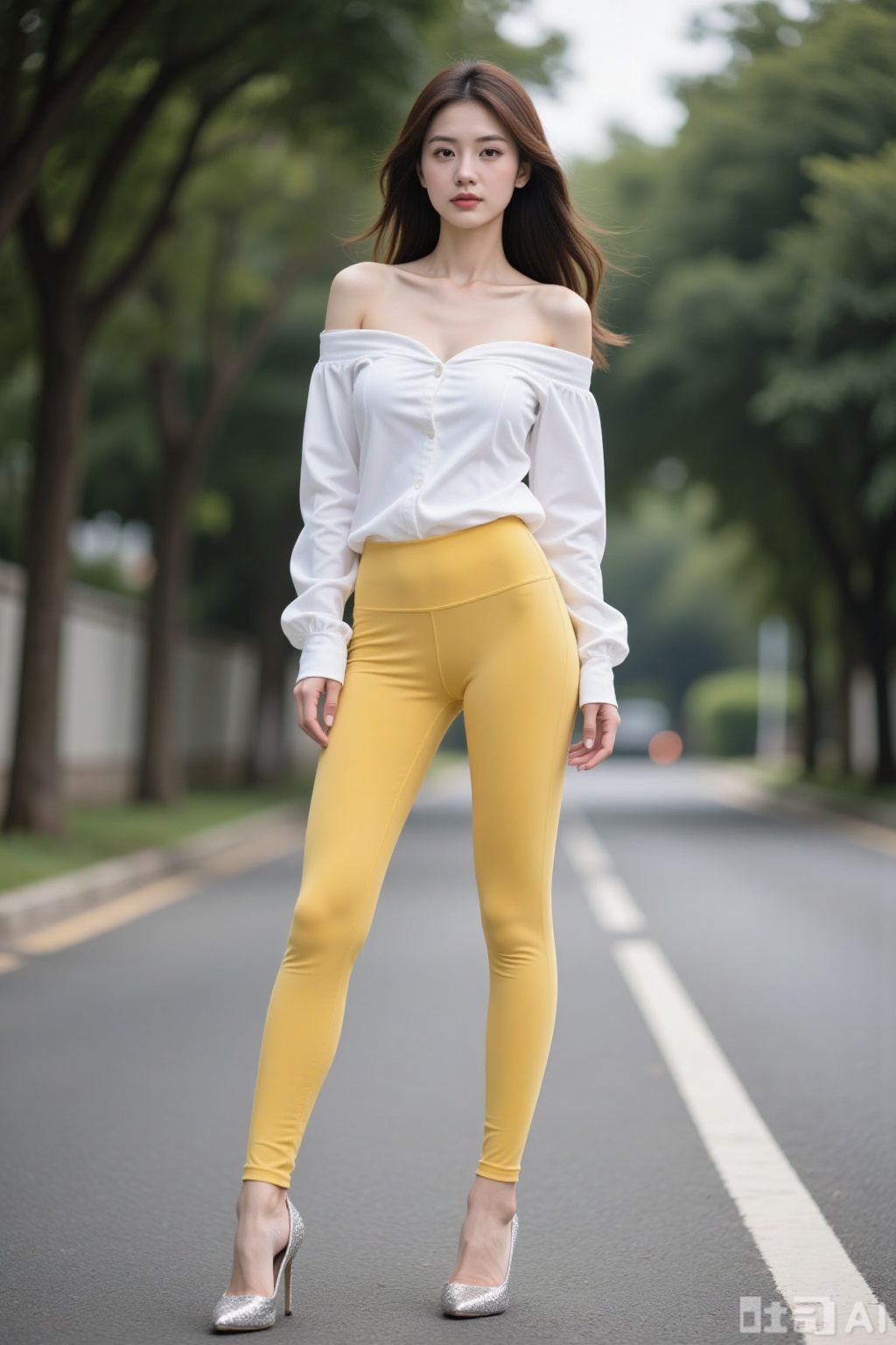Realistic photo of a young woman,  fashionable hairstyle,  fair skin by Catherine甜 on Tensor.Art