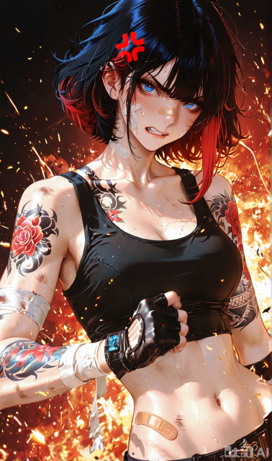 1girl,  solo,  breasts on Tensor.Art