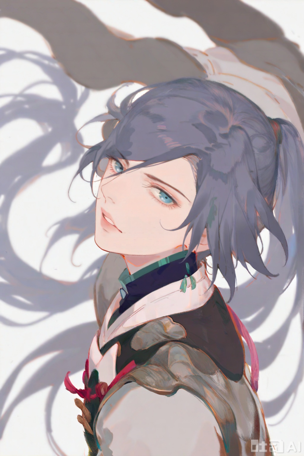 masterpiece, best quality,solo,((white background:1.2)),simple background,
looking at viewer,yichuiwuyue_STYLE,artist:yichuiwuyue,fu_hua