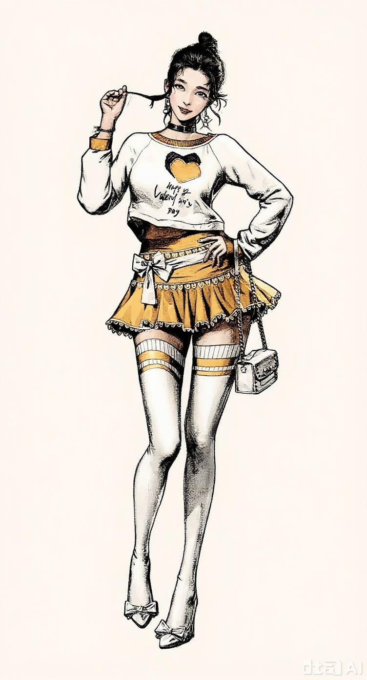 Redraw the characters in the picture into a game ink-wash style, with a light color filter, black brushstrokes outlining the edges and a thick coating effect