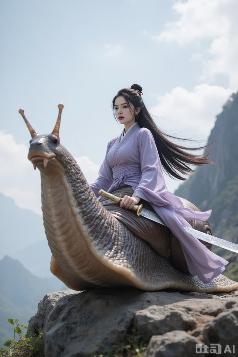 1girl,  black hair,  weapon on Tensor.Art