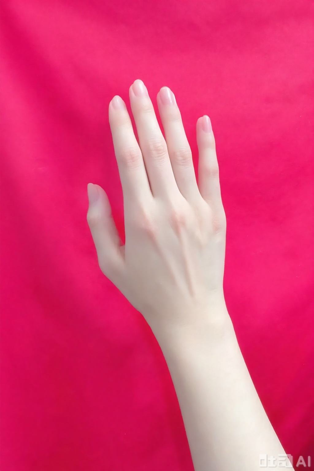 Hands closeup, real, nails, fingers, solid color background, natural light,shou_hand