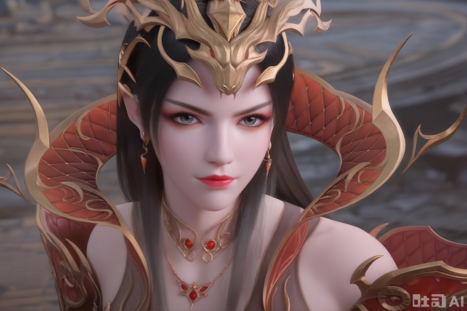 score_9_up,score_8_up,score_7_up,(Masterpiece, Best Quality, High Resolution, 8K Raw),absurdres,highres,Expressiveh,
1girl,solo,looking at viewer,black hair,hair ornament,jewelry,earrings,