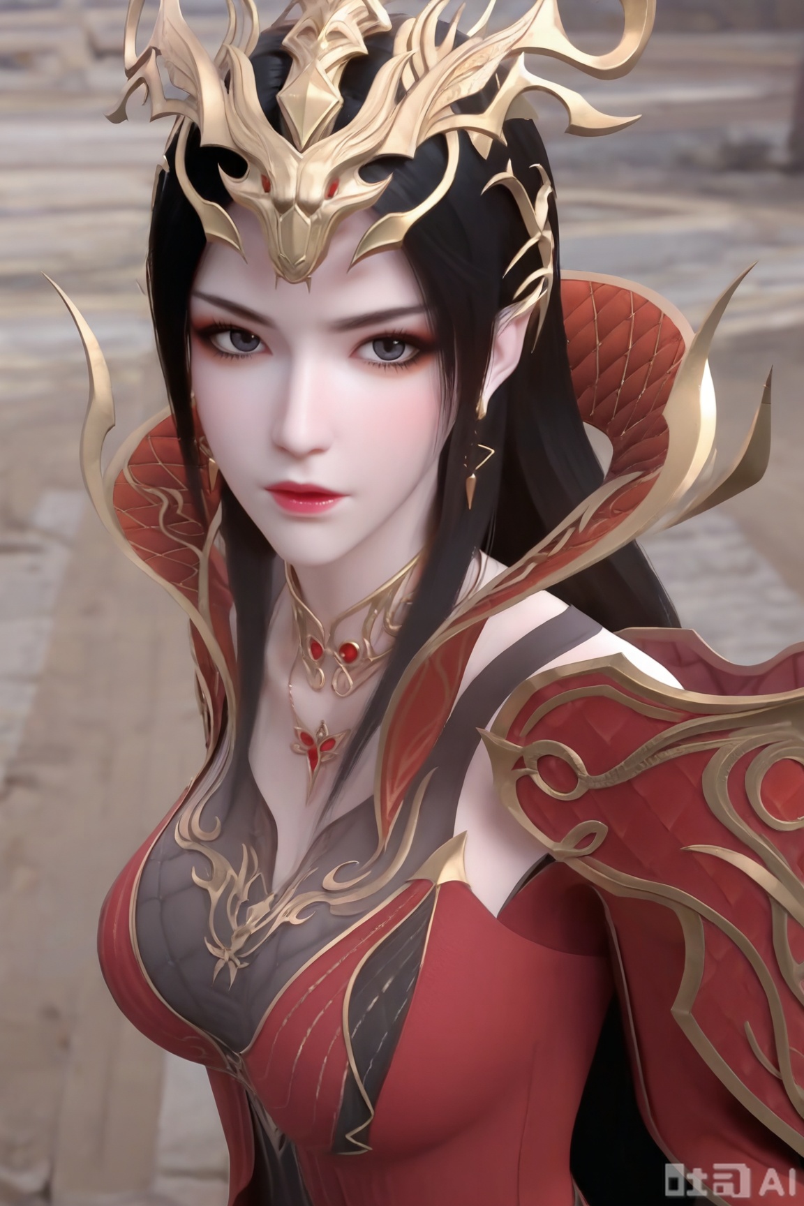 (Masterpiece, Best Quality, High Resolution, 8K Raw),absurdres,highres,Expressiveh,
1girl,solo,looking at viewer,black hair,hair ornament,jewelry,earrings,
