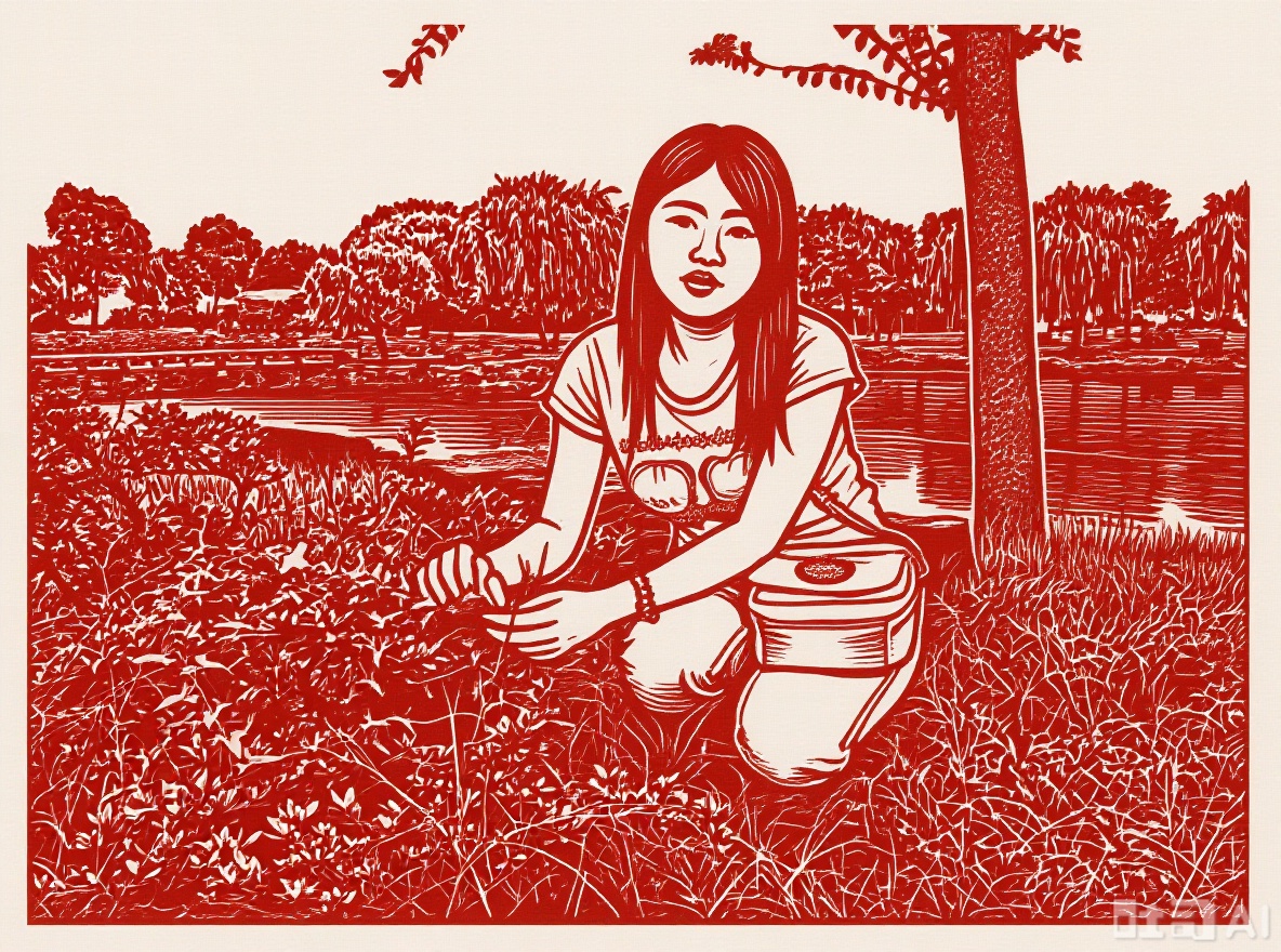 Generate paper-cut style