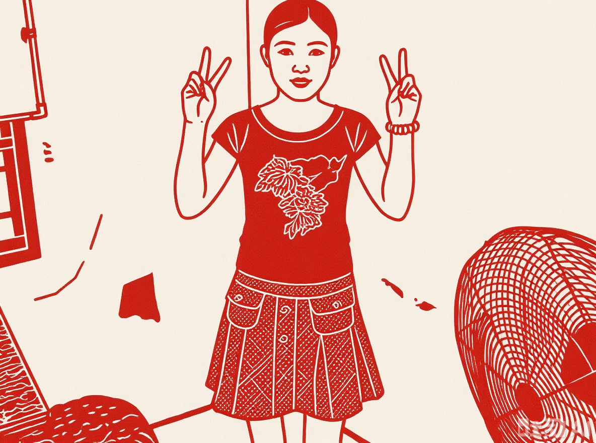 Generate paper-cut style