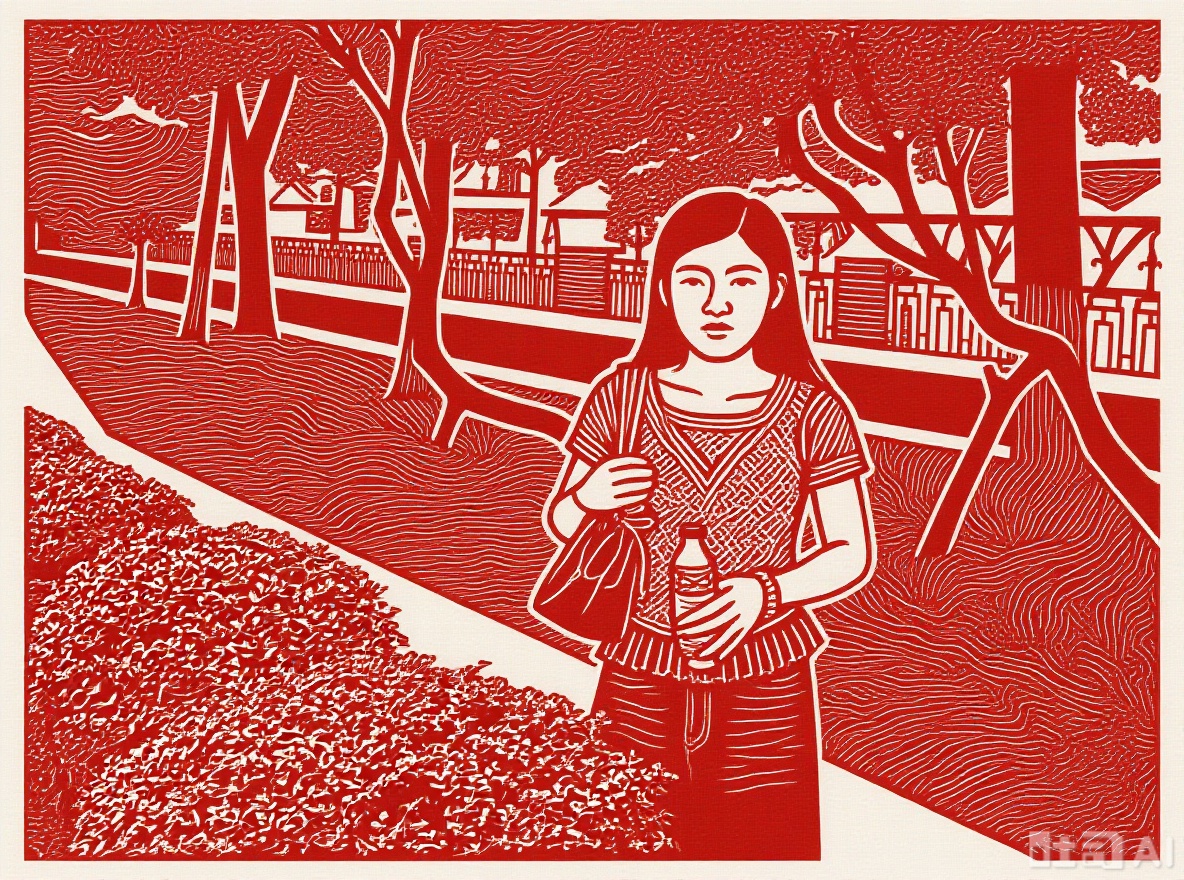 Generate paper-cut style