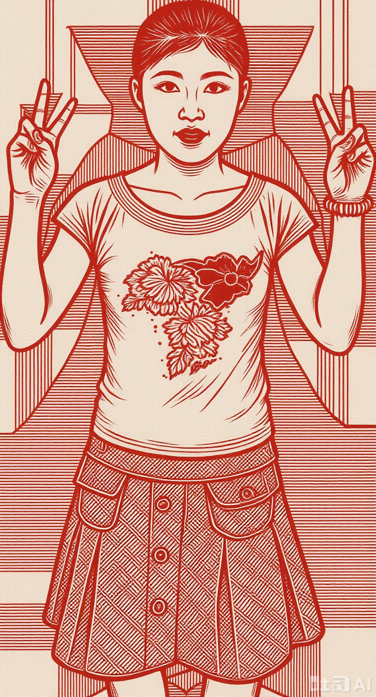 Generate paper-cut style