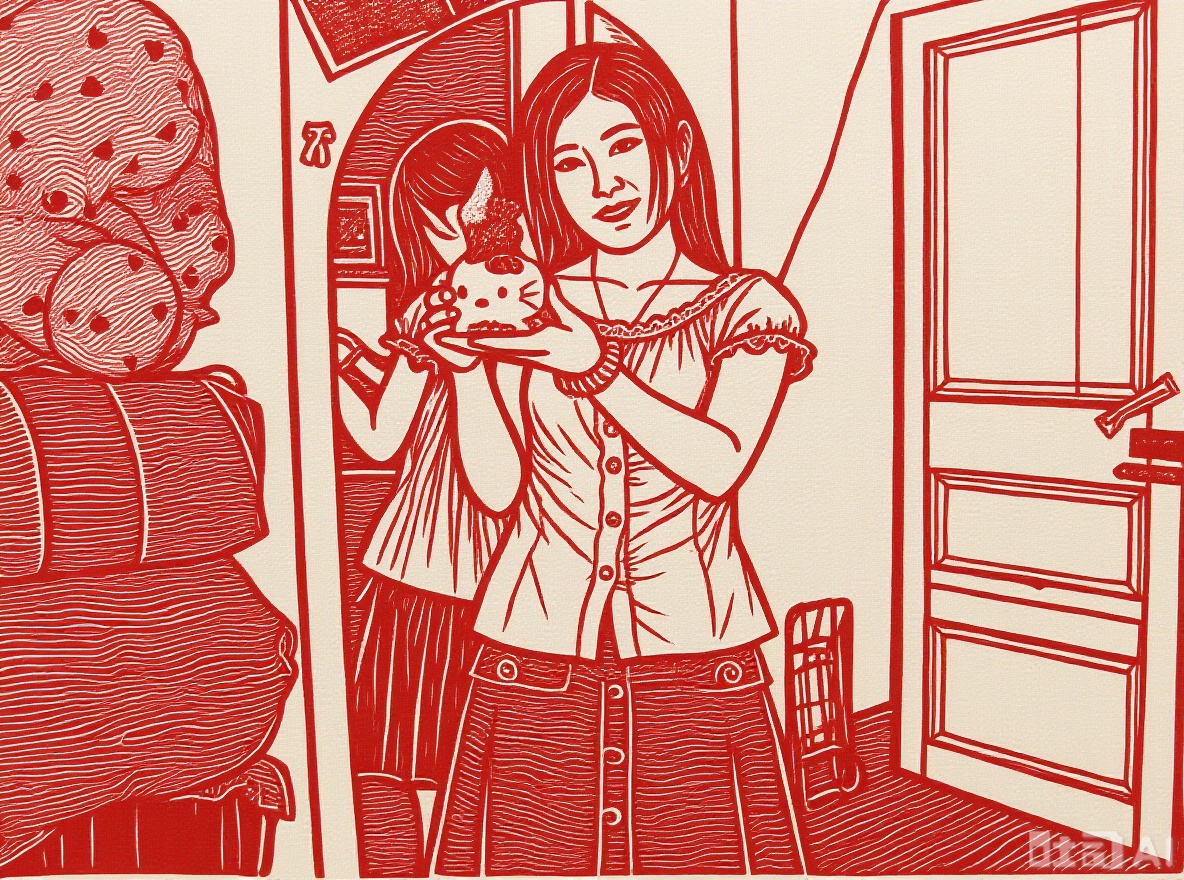 Generate paper-cut style