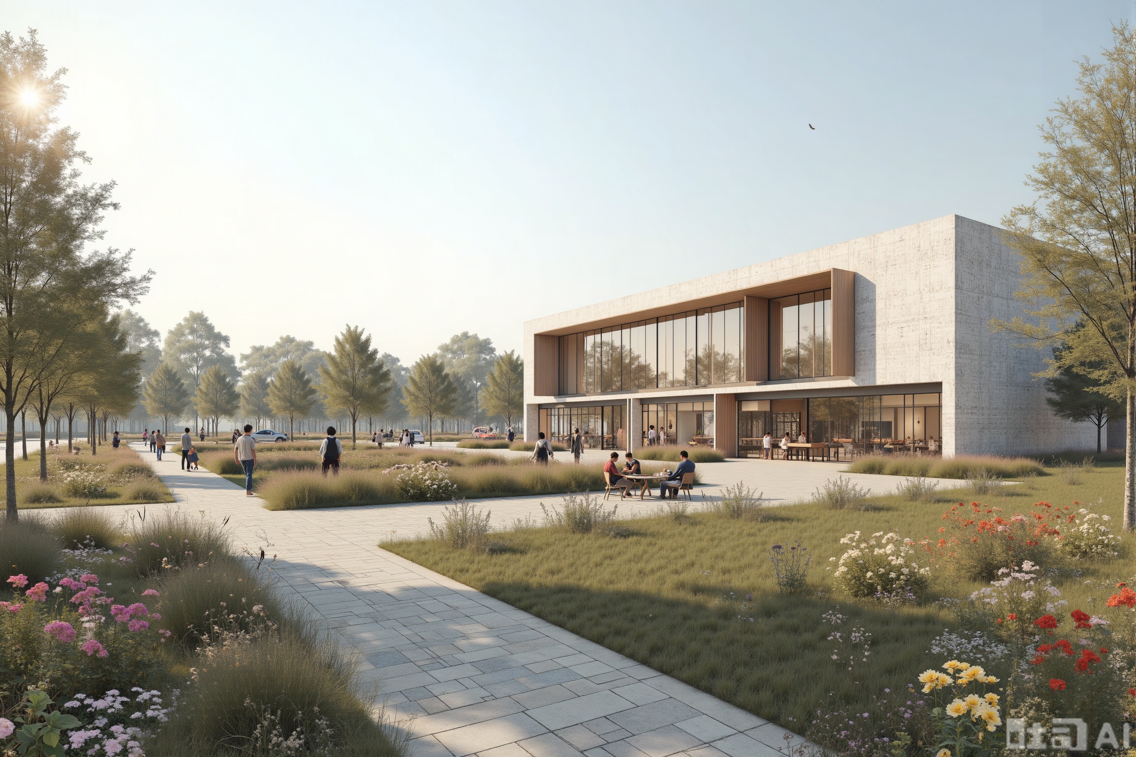 landscapejam,gujie,a modern commercial park 