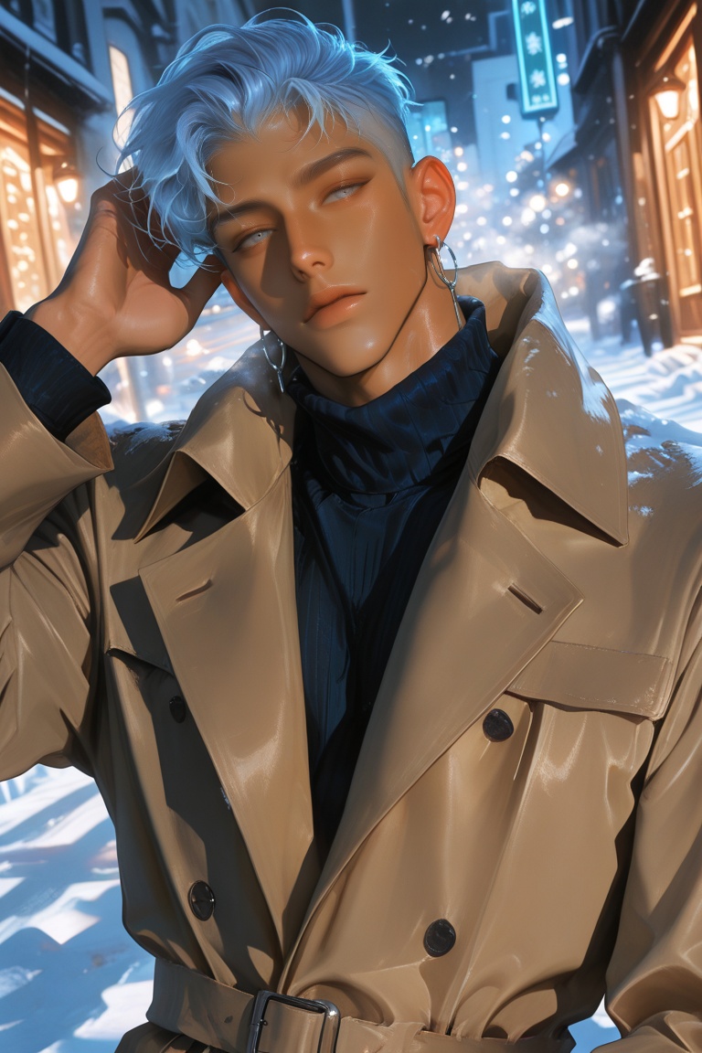 masculine,  male focus,  tan skin on Tensor.Art