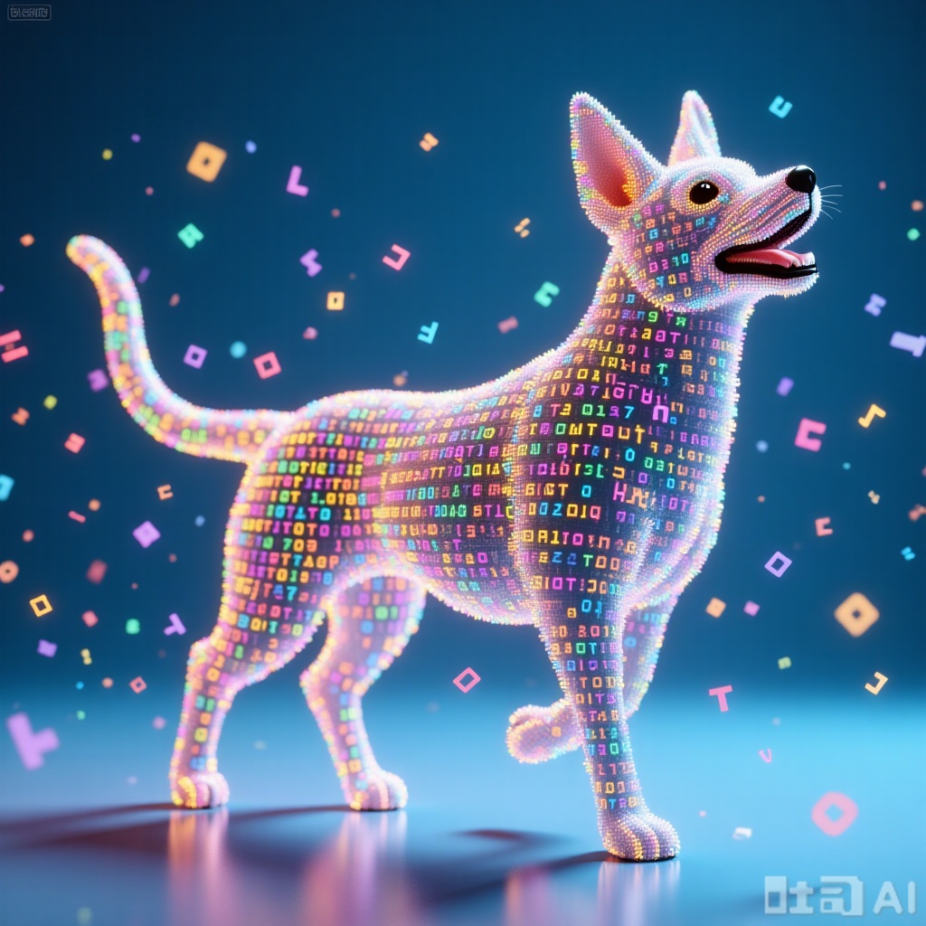 dog.,Colored glass college, cat,Colored glass collage,ascii character light spot
