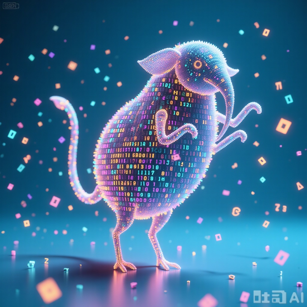 ascii character light spot