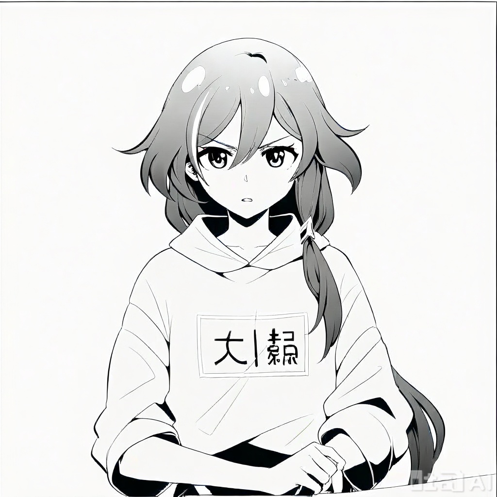 masterpiece, best quality,solo,((white background:1.2)),simple background,
looking at viewer,fu_hua,l,manga_ver,monochrome,greyscale