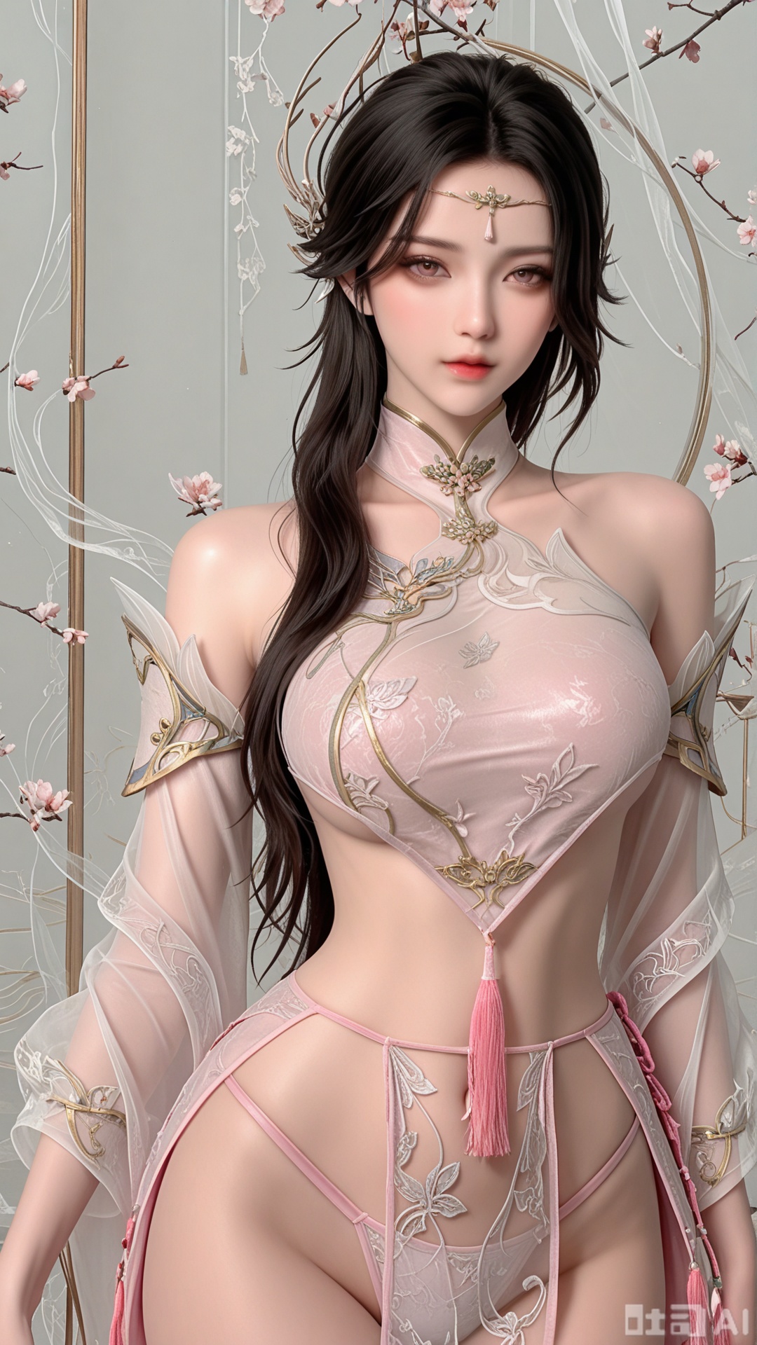 1woman,  ornament,  solo on Tensor.Art