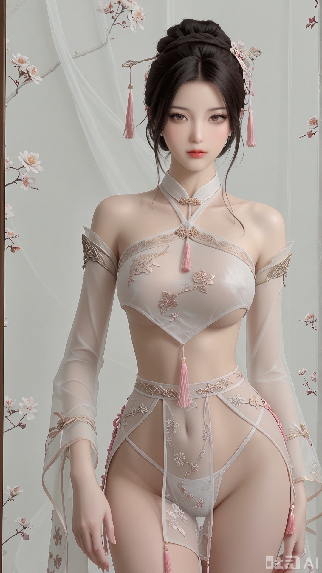 1woman,  ornament,  solo on Tensor.Art
