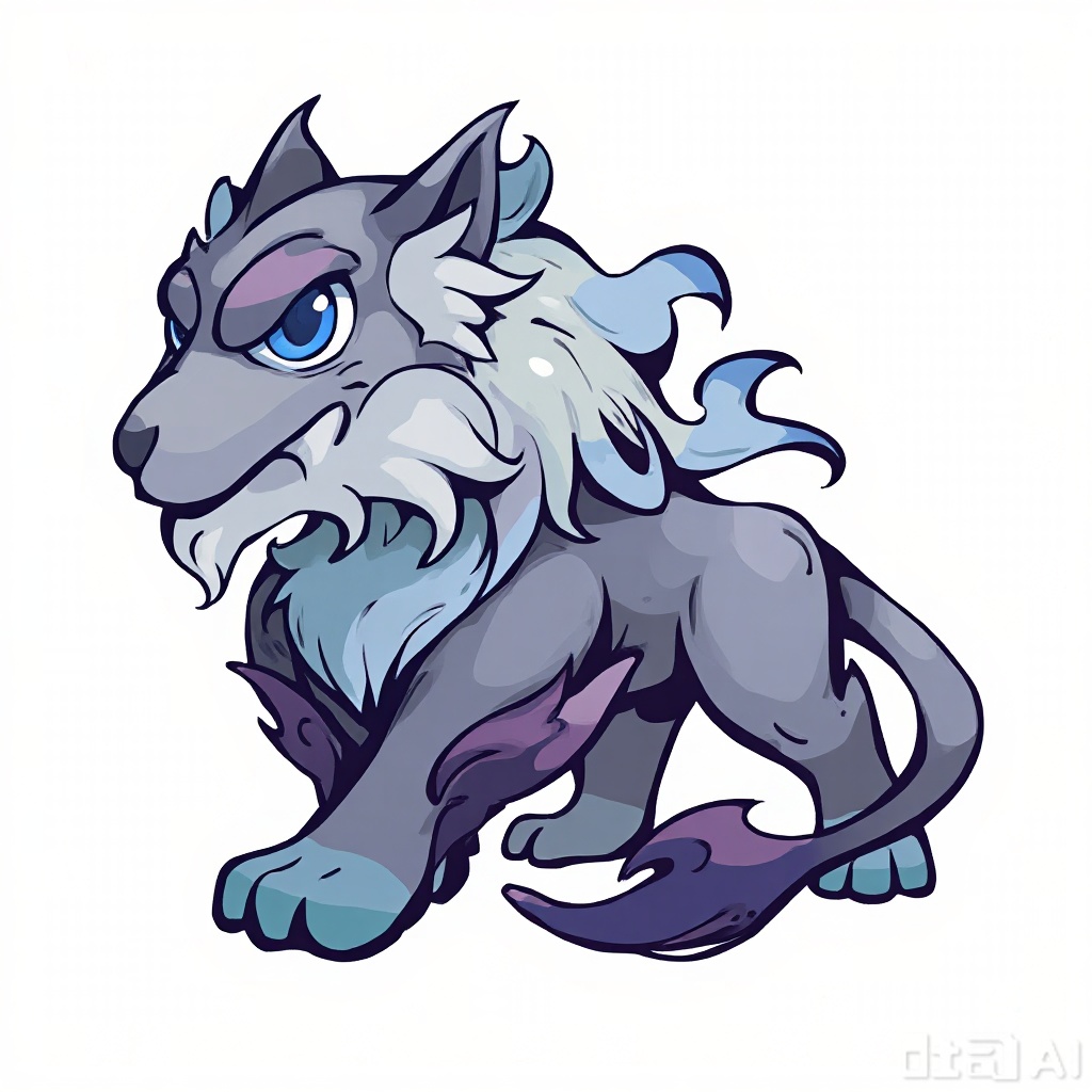 Using the original pet image as reference, redraw it into an initial cute form. Preserve the species traits and main color palette, but make the shapes rounder with a larger head-to-body ratio, bigger and brighter eyes, a gentle and friendly pose, simplified details while keeping clear recognizability, and an overall cartoonish, approachable style.