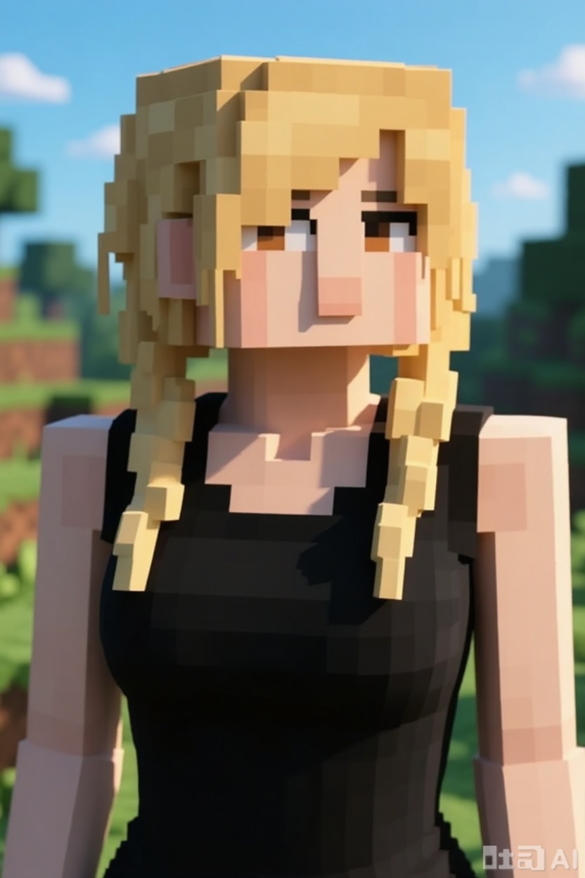 Convert the image into a pixel world style