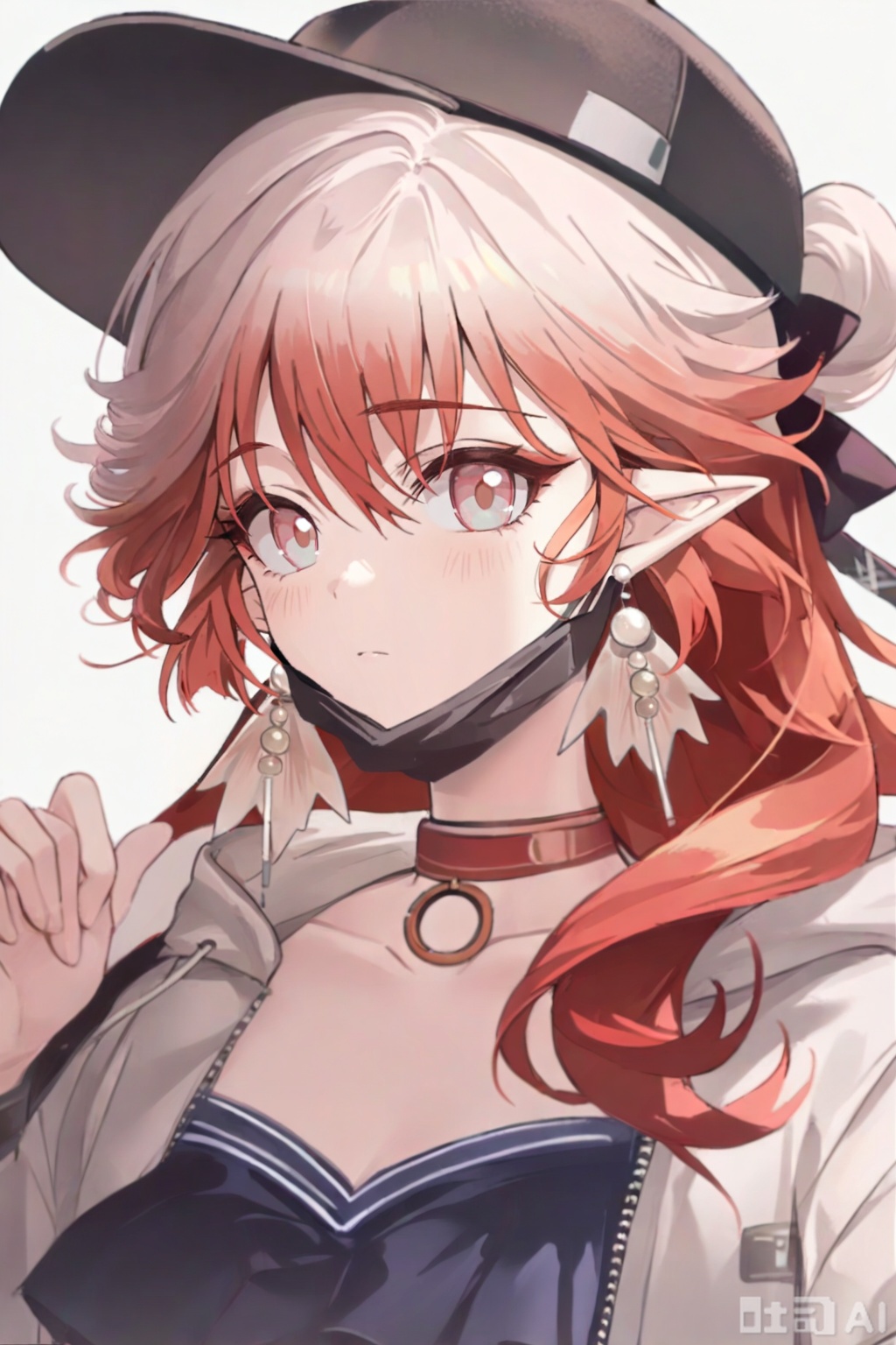 masterpiece, best quality,solo,((white background:1.2)),simple background,
looking at viewer,Haruka(arknights),long hair,bangs,red eyes,pink eyes,hair between eyes,white hair,multicolored hair,gradient hair,red hair,pink hair,gradient hair,orange hair
