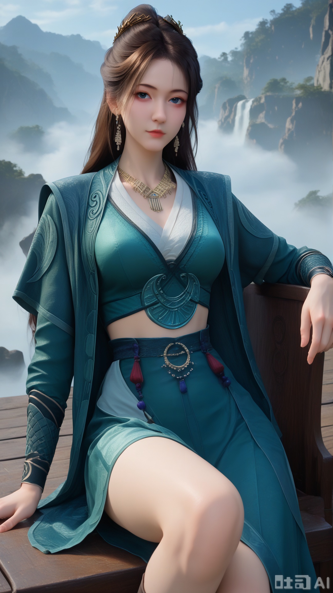 1girl, solo, MPL clothes, cowboy_shot, reclining, looking at viewer, exquisite skin, Solid white color background, high definition, Best quality, masterpiece, 4K,