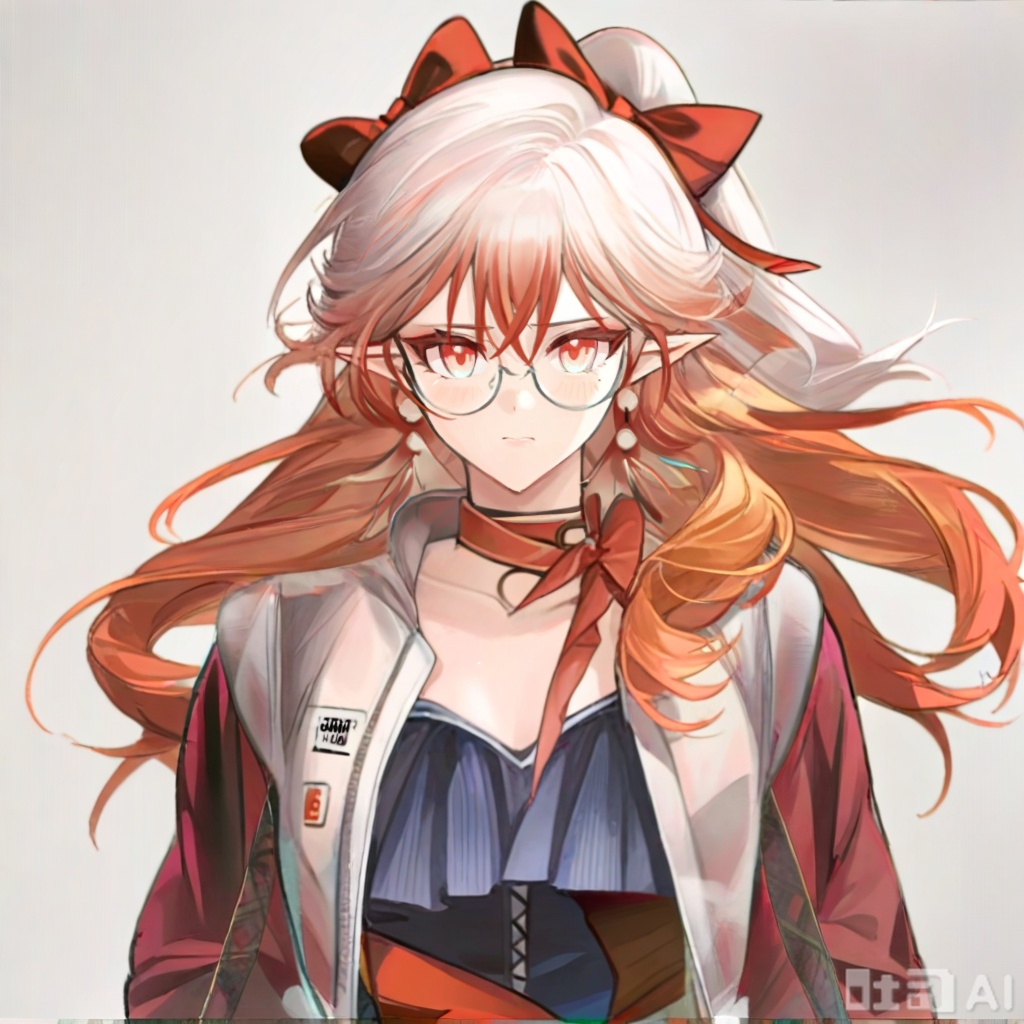 masterpiece, best quality,solo,((white background:1.2)),simple background,
looking at viewer,Haruka(arknights),long hair,bangs,red eyes,pink eyes,hair between eyes,white hair,multicolored hair,gradient hair,red hair,pink hair,gradient hair,orange hair
