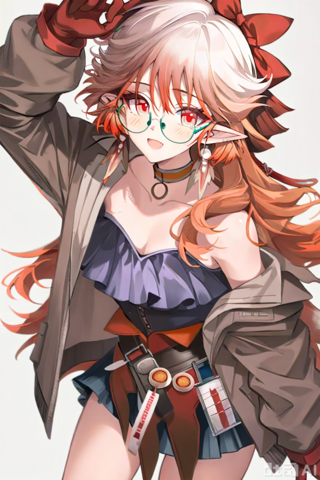 masterpiece, best quality,solo,((white background:1.2)),simple background,
looking at viewer,Haruka(arknights),long hair,bangs,red eyes,pink eyes,hair between eyes,white hair,multicolored hair,gradient hair,red hair,pink hair,gradient hair,orange hair
