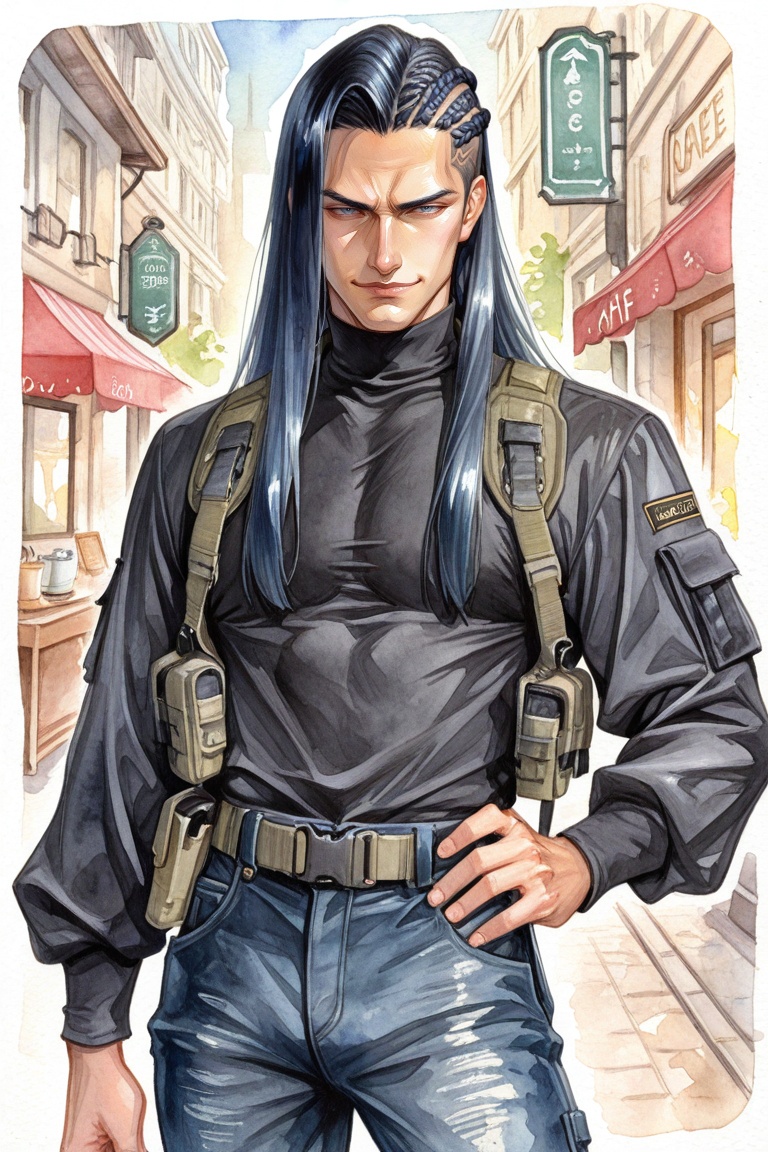solo,  malefocus,  1boy on Tensor.Art