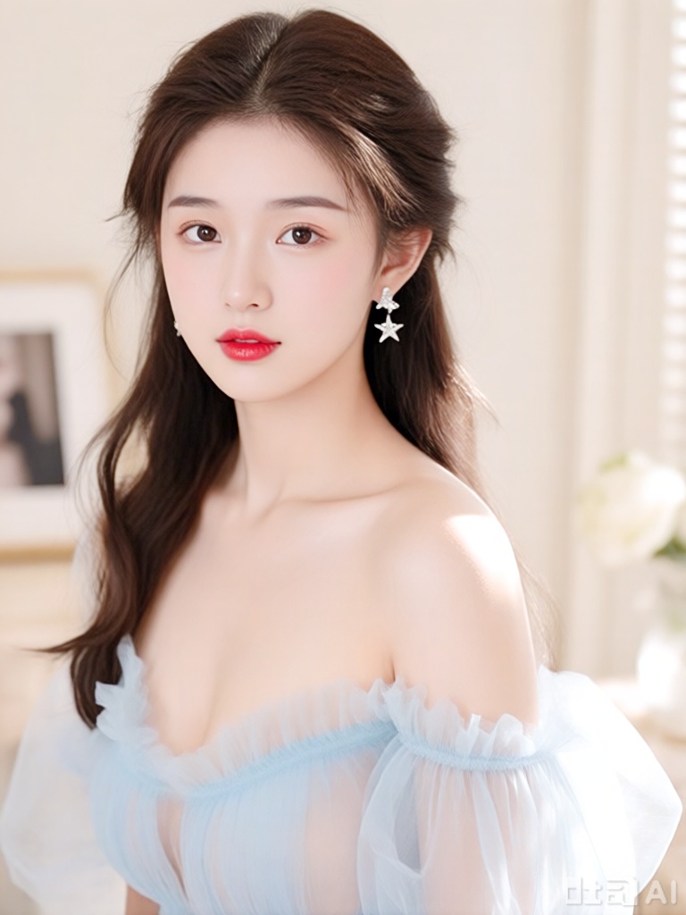 solo,  1girl,  Photograph of an Asian woman with fair skin and long on Tensor.Art