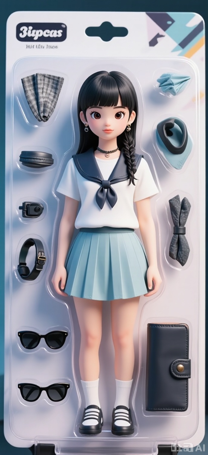Convert the image into the effect of a toy set