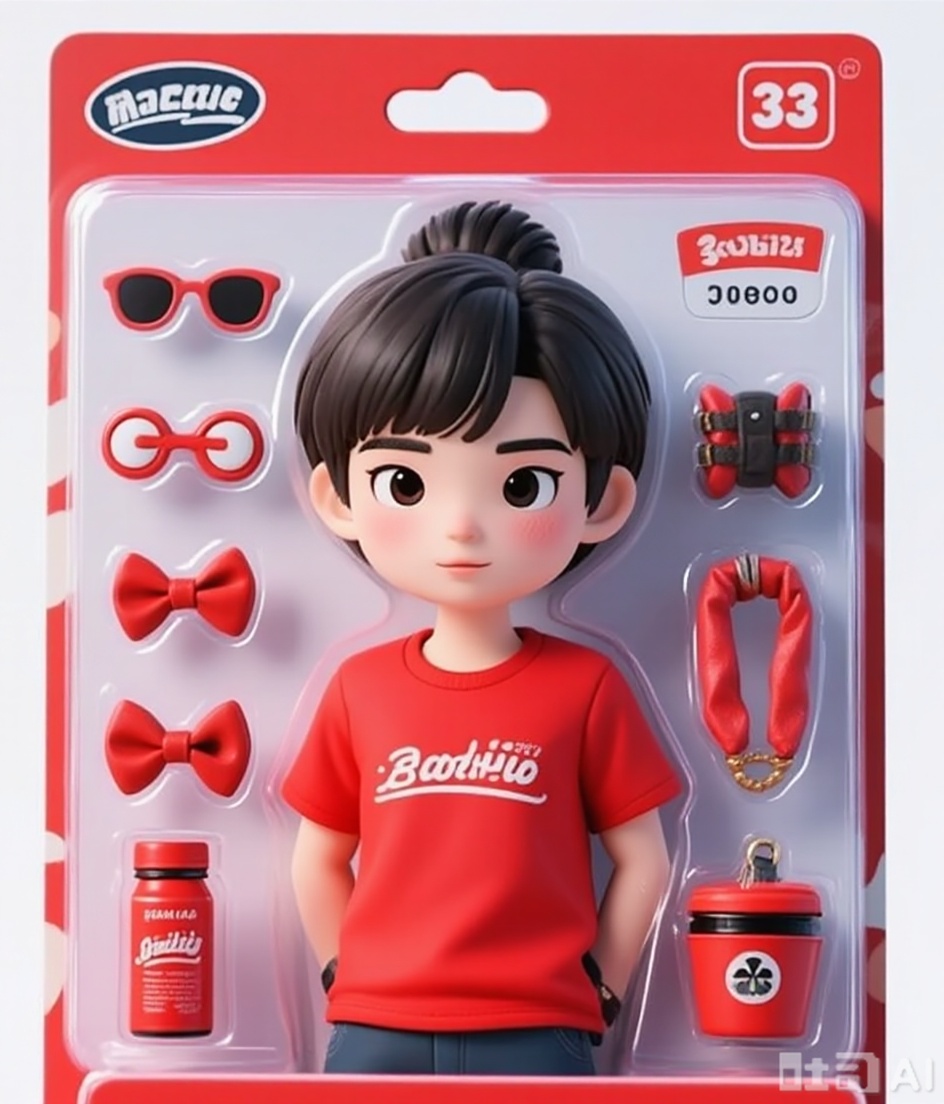 Convert the image into the effect of a toy set