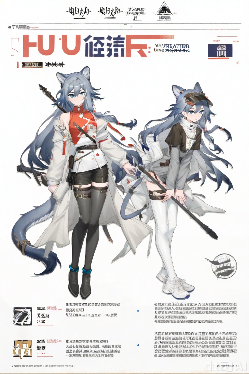 masterpiece, best quality,solo,((white background:1.2)),simple background,
looking at viewer,,fu_hua,game_cg_style,arknights_style,logo,pose,official alternate costume,character name,chinese text,copyright name,