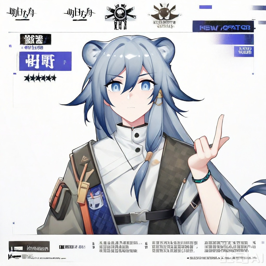 masterpiece, best quality,solo,((white background:1.2)),simple background,
looking at viewer,,fu_hua,game_cg_style,arknights_style,logo,pose,official alternate costume,character name,chinese text,copyright name,
