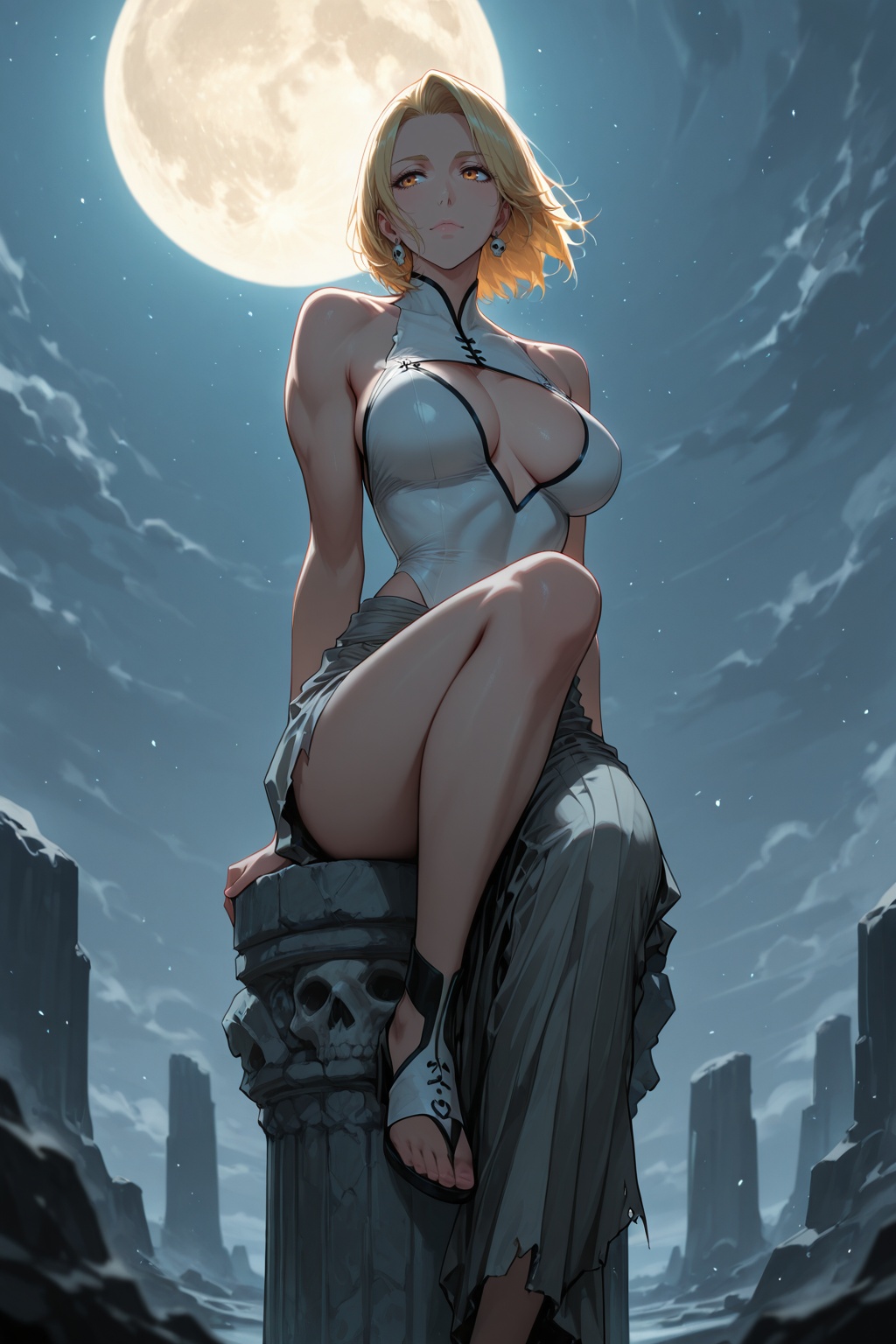 ......... ( perky breast,  flaccid breasts,  narrow waist on Tensor.Art