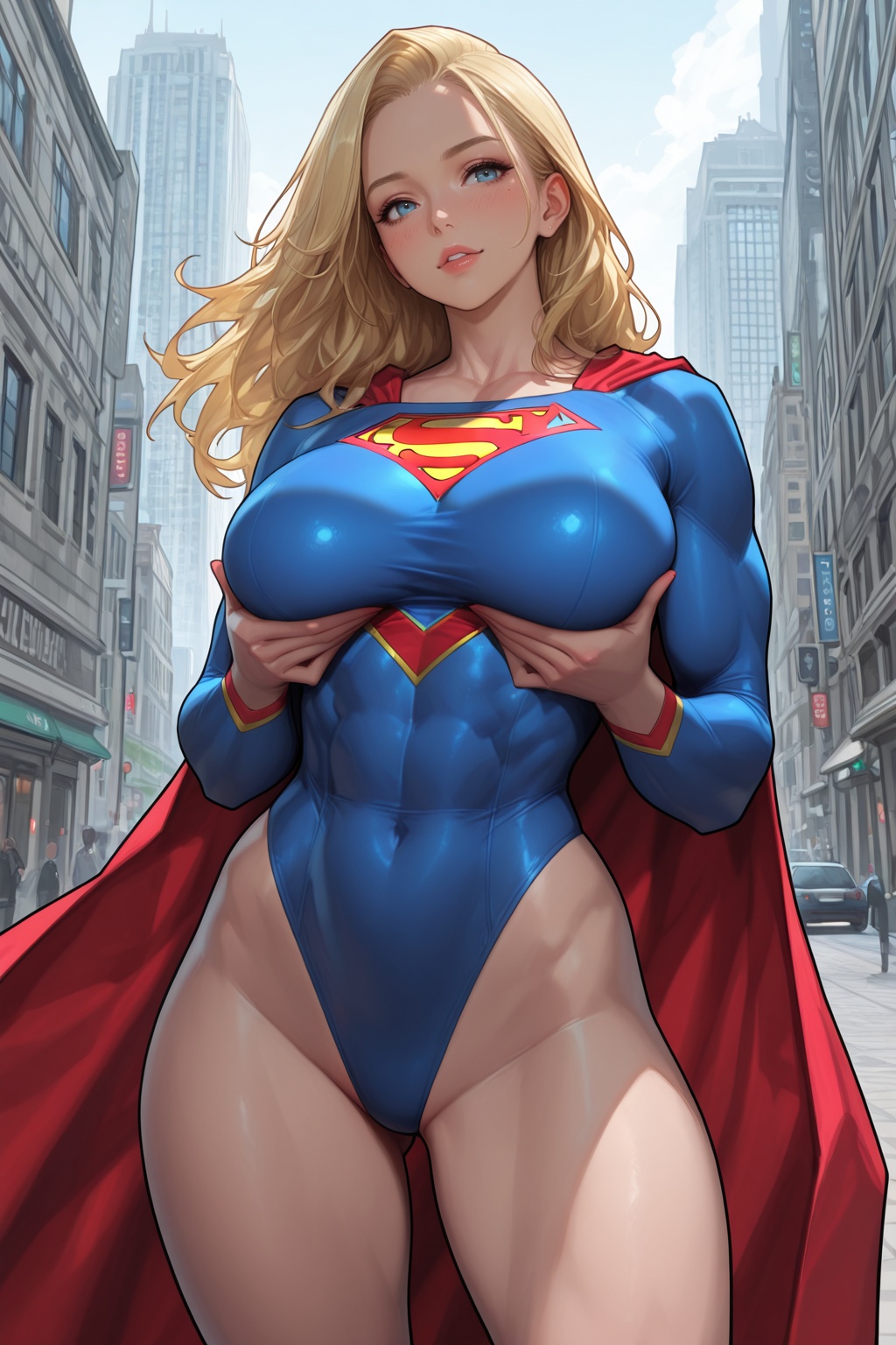 ............ 1 girl,  solo,  Supergirl on Tensor.Art
