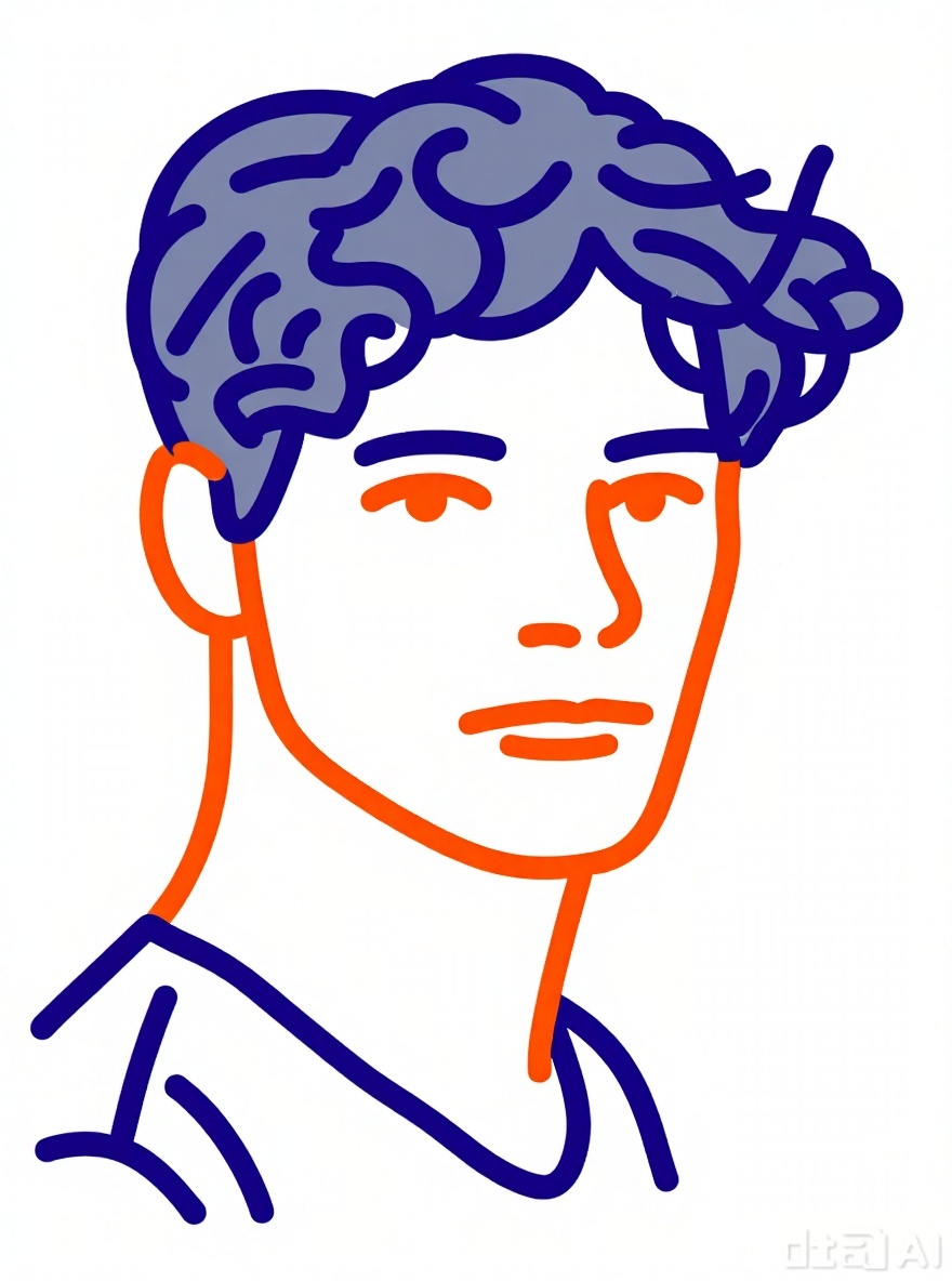 Convert the image into a cartoon line sketch style