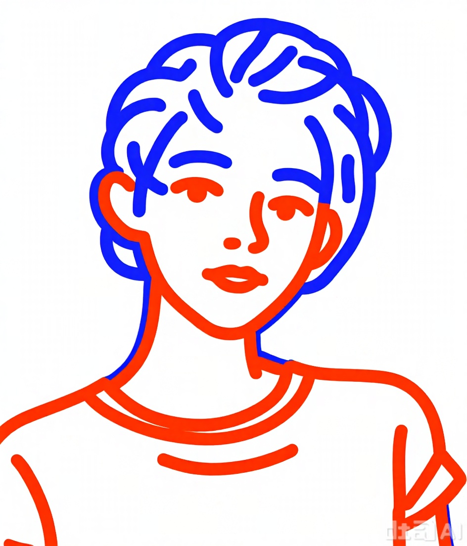 Convert the image into a cartoon line sketch style