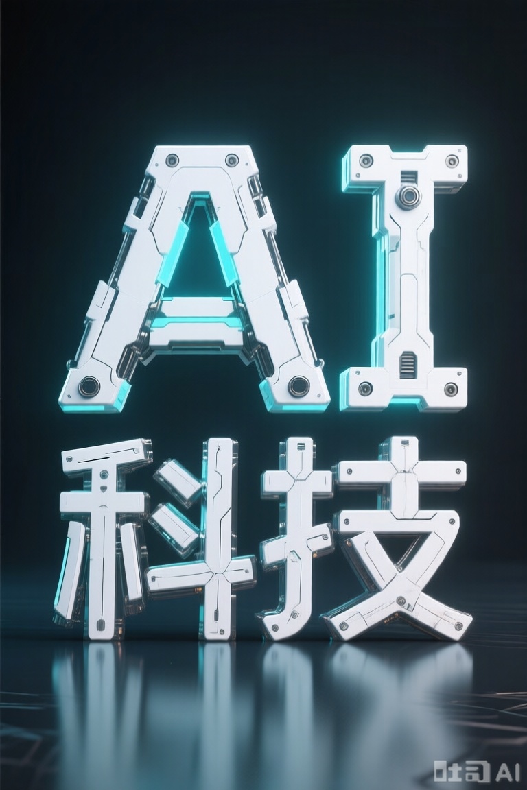 机甲文字文字"AI科技",