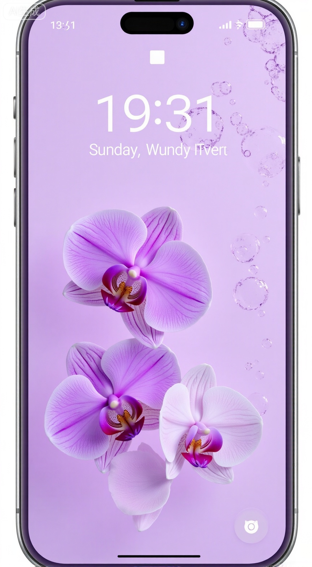 ,(masterpiece,best quality:1.23),transparent phone,Xiphone17proseries,XiPhone17Pro,XiPhone17Air,XLiquidGlass,Xiphone17air,A transparent phone case featuring an underwater orchid garden. Inside the case,delicate purple and white orchid petals float in a light purple bubble water,with small lavender bubbles rising to the surface. The liquid is a soft purple,reminiscent of a serene orchid garden. The phone screen displays the time (19:30),date (July 10, Tuesday, Sunny, 27℃),and incorporates orchid elements. The color atmosphere is a blend of purple and white petals against a solid light purple background,conveying a sense of elegance and mystery. Details are enhanced: the intricate shapes of the orchid petals,the gentle movement of bubbles weaving through the petals,and the screen's light and shadow effects refracted by the liquid.,XXbaifengsongyuYH,Xbigbreasts,Xiphone17proseries,Xiphone17air,Xiphone17proseries,Xiphone17air