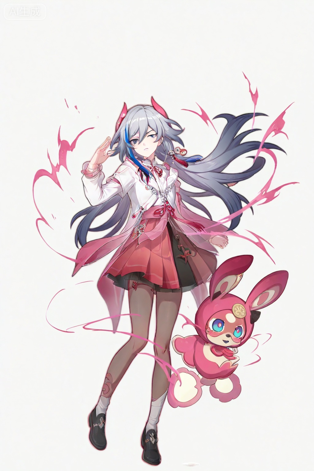 masterpiece, best quality,solo,((white background:1.2)),simple background,
looking at viewer,copyright name,character name,official alternate costume,chinese text,game_cg_style,honkai_style,logo,pose,full body,standing
fu hua