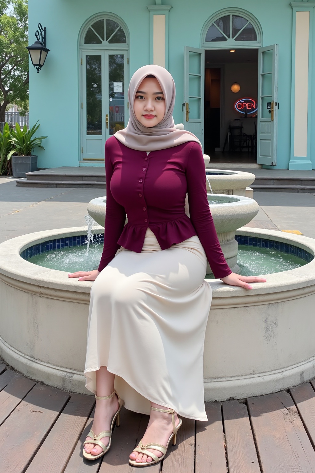 A young woman,  likely of Southeast Asian ethnicity,  mid-20s on Tensor.Art