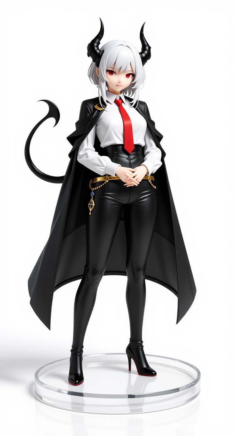 Convert the characters in the picture into commercial PVC material figurines with realistic style and environment,  mainta...