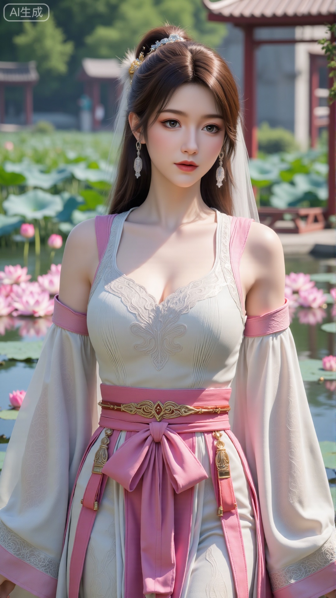 1girl,  navel,  solo on Tensor.Art