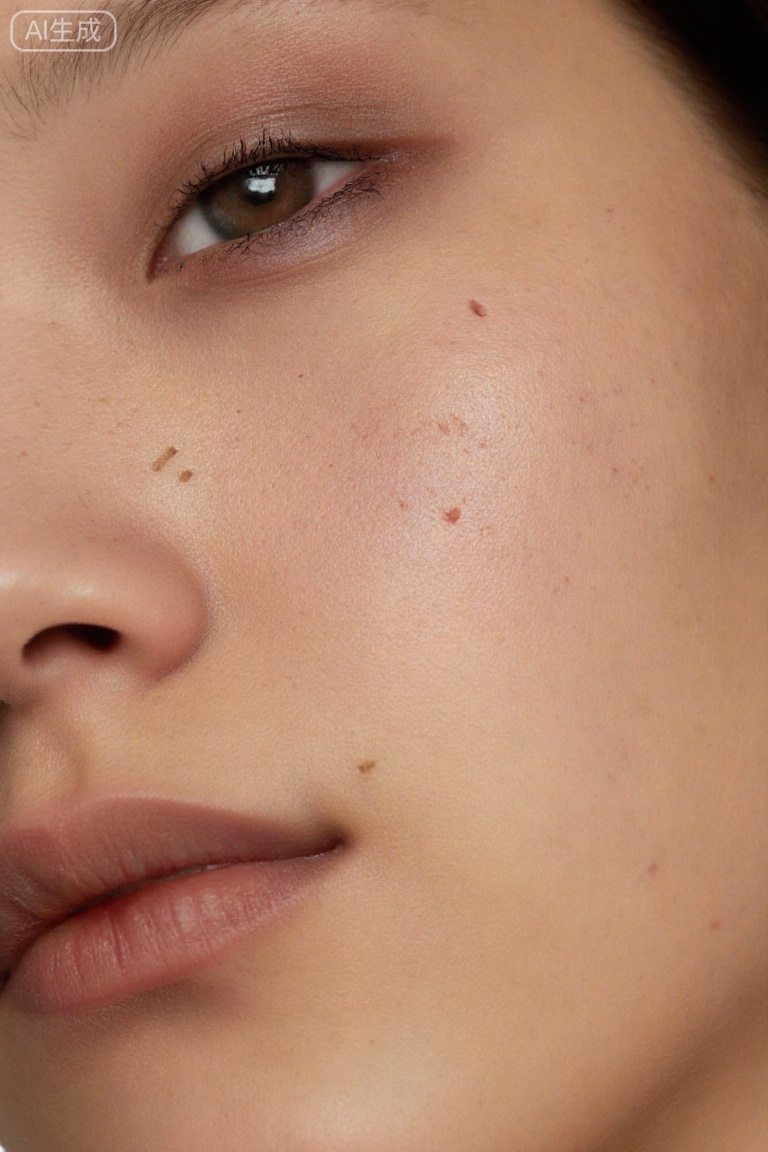 skin,1 Close-up of a young lady portrait
