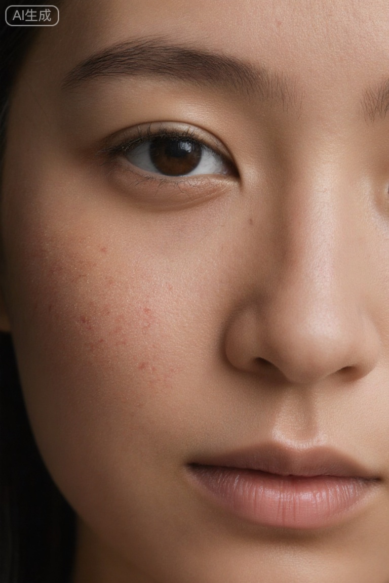 skin,1 Close-up of a young lady portrait