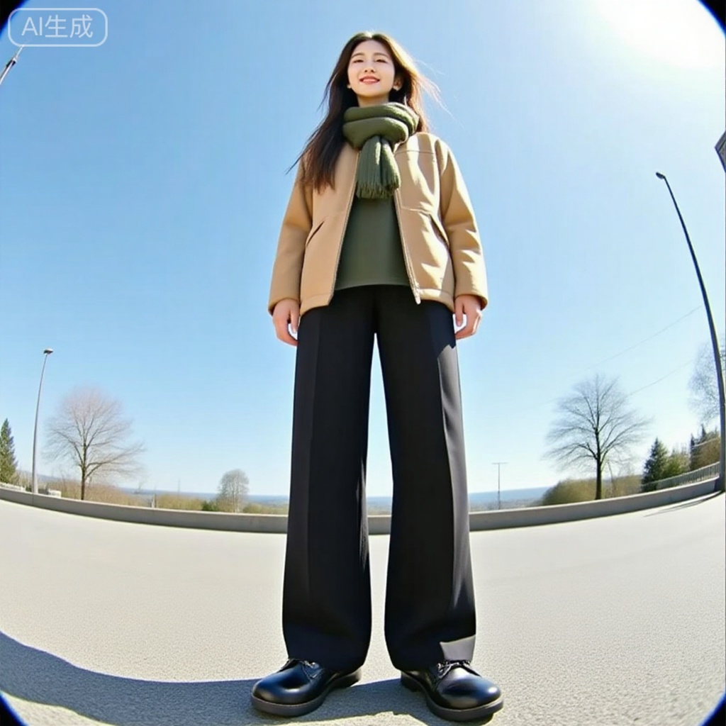 Convert the image to a large-foot effect