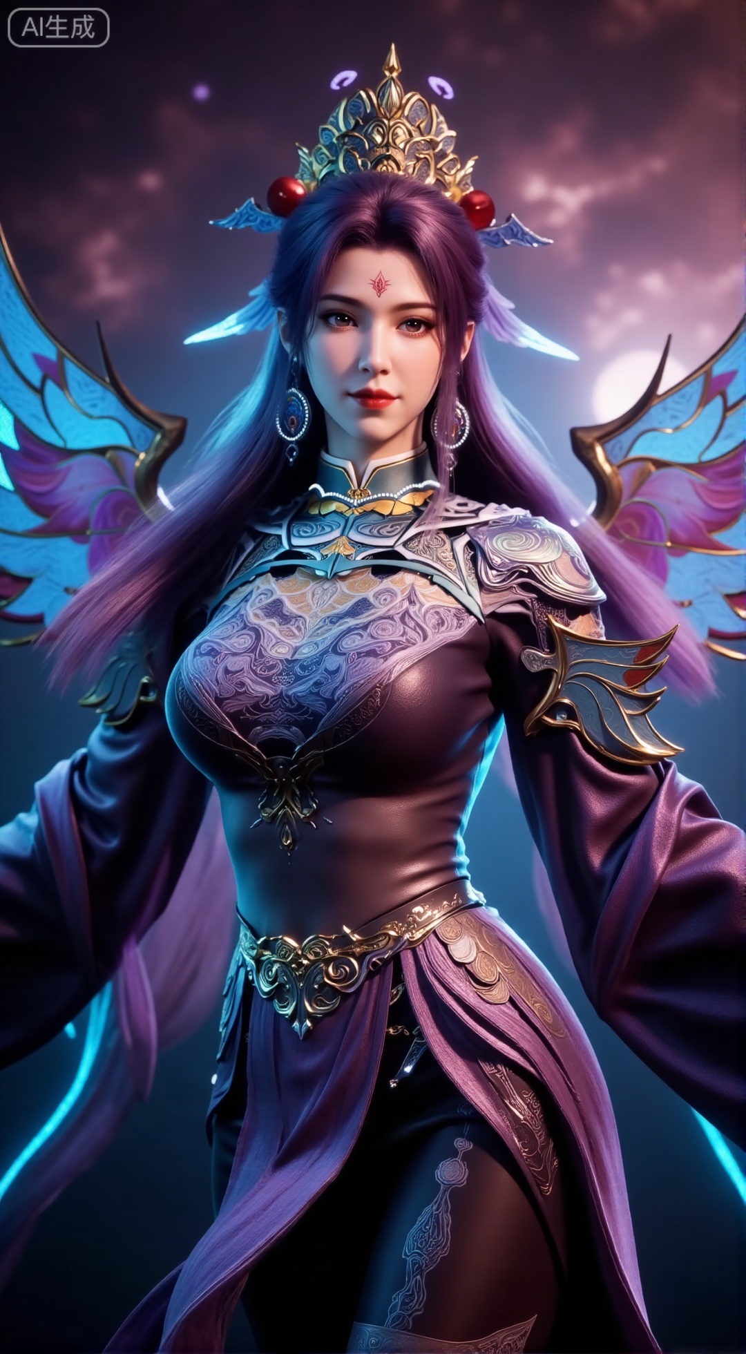 (masterpiece, best quality:1.2),Realistic details, ultra-clear, wallpaper, 8k, masterpiece, masterpiece, best quality, high quality, flowing long hair, exquisite hair accessories, headdresses, cyberpunk electronic luminous clothing, full body multi-luminous line light strips, cyberpunk luminous lines colorful. The sacred light, the cosmic space background, the planets of different colors around, the nebula flows, the stars twinkle, the golden willow branches stretch, holding an earth with both hands, the details of the earth's surface, the texture of mountains, rivers and oceans, the surrounding planets, planets of all sizes, traces of planets orbits, dreamy light and shadow effects.,(huge breasts:2.99),(full breasts:2.99),XbaifengsongyuYH,Xbigbreasts,Xyehuiling,XtangwutongXnb,Xyinyangjiaoshengnv,XmupeilingHongyi,XsiyouyouYH